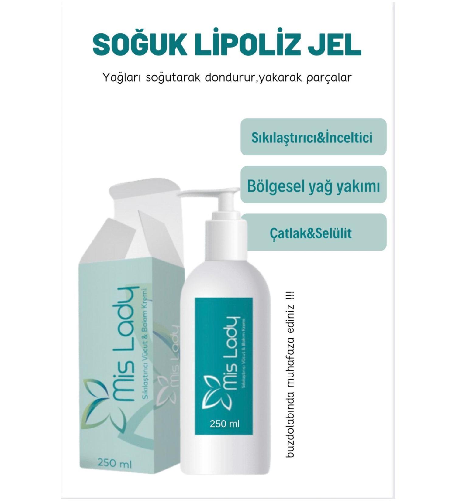 Mis Lady Regional Slimming Stretch Marks Cellulite Cold Lipolysis 250 ml