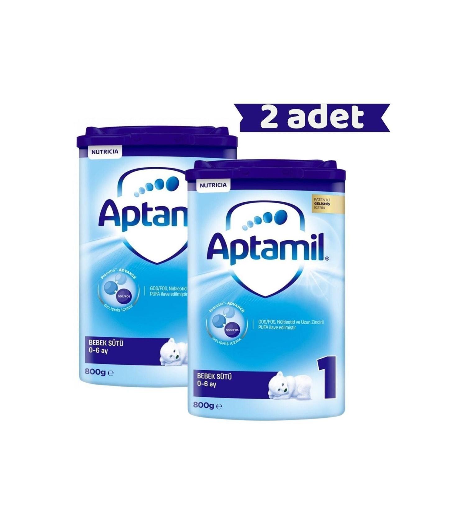 Milupa Aptamil 1 Follow-On Milk 800 Gr X2 - Buy Online on GoSupps.com