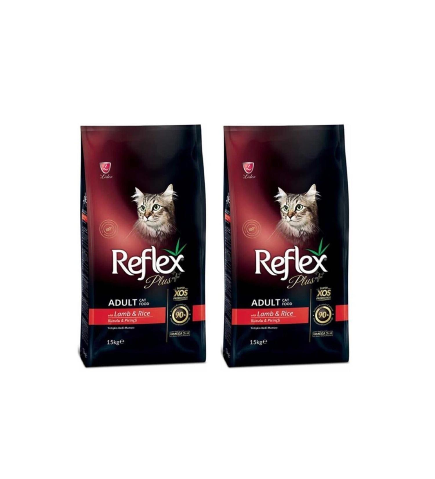 Reflex Plus Lamb Adult Cat Food 1.5 Kg Set of 2