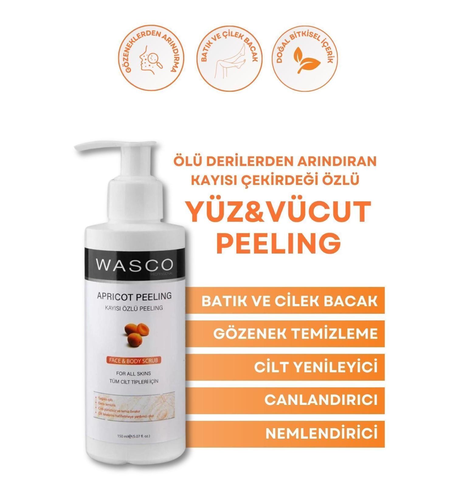 wasco Apricot Kernel Extract Dead Skin Regenerating Peeling (Post Epilation Body Peeling Bat - Buy Online on GoSupps.com