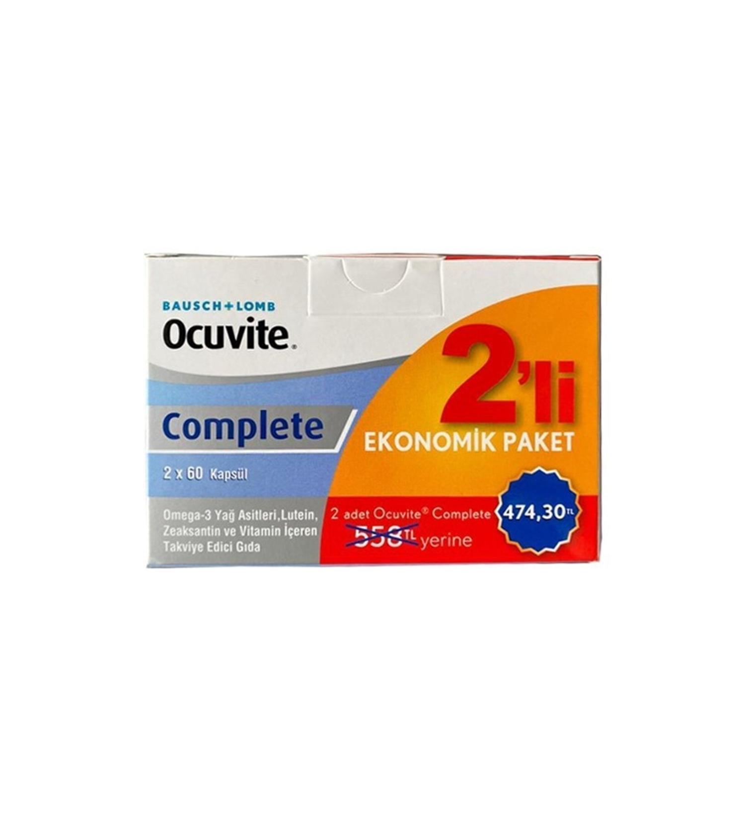 Ocuvite Complete 2-pack Economical Package