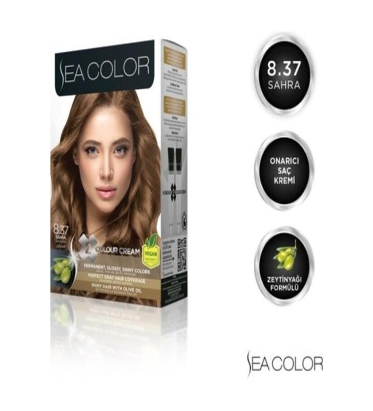 Hey Center SEA COLOR HAIR DYE SAHRA 8.37