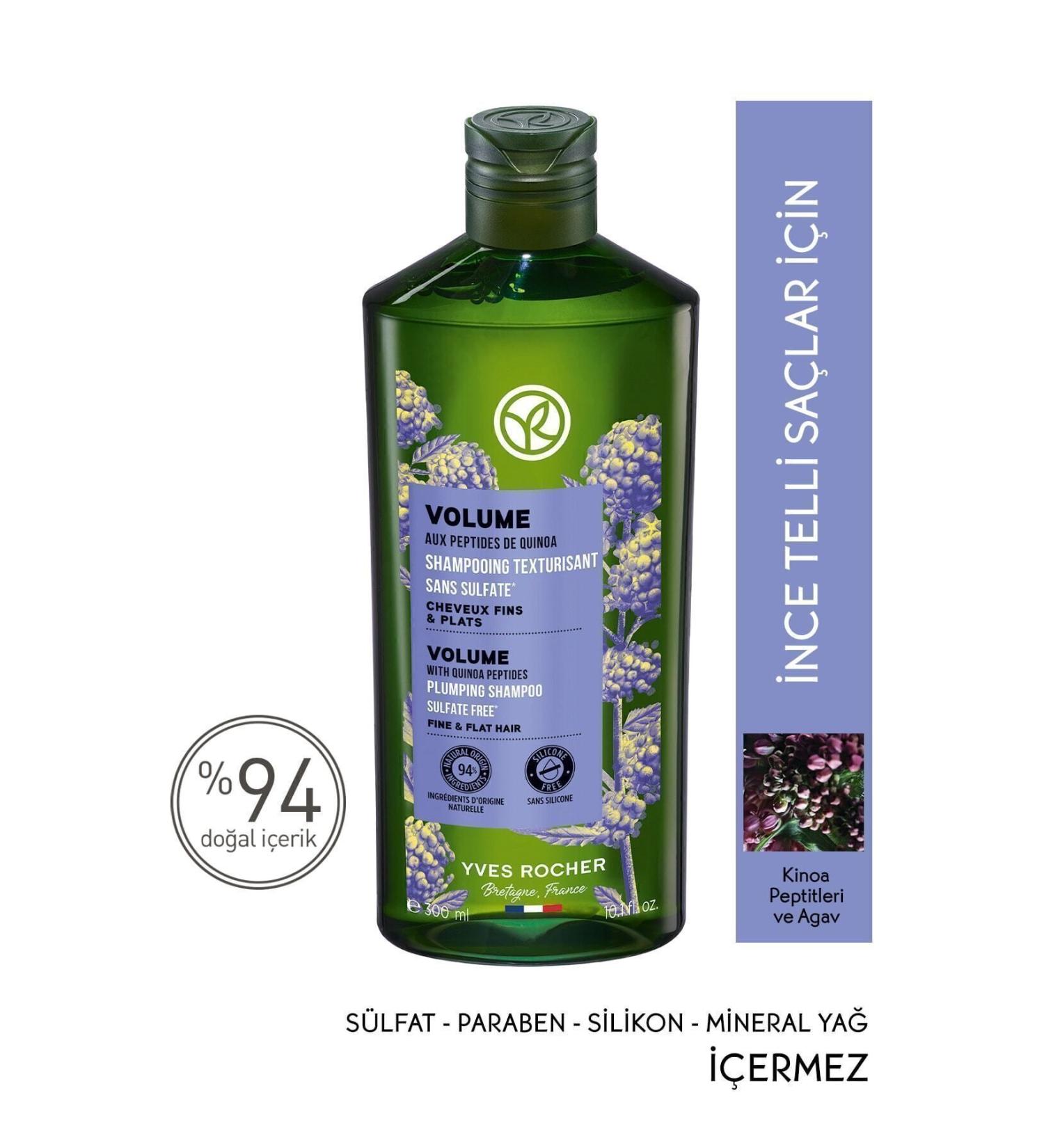Yves Rocher Volume Shampoo for Fine Hair Sulfate-Free & Vegan / LaRochePosay Gel Gift - Buy Online on GoSupps.com