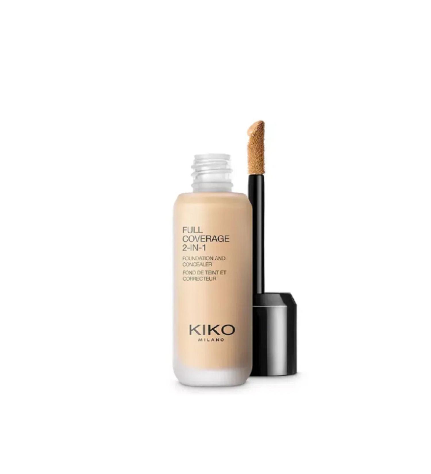 KIKO Full Coverage 2-in-1 Foundation & Concealer with Superior Coverage - Buy Online on GoSupps.com