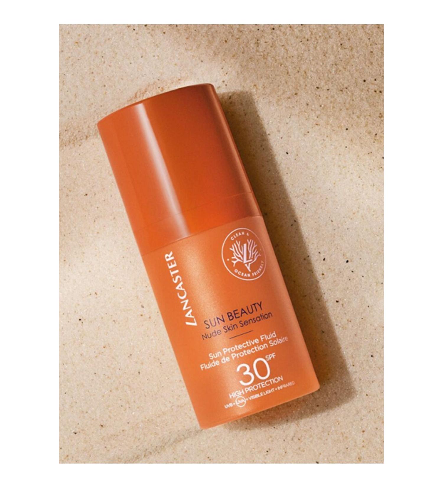 Lancaster Sun Beauty Sun Protective Fluid Spf30 Repairing and Bronzing Sun Cream 30 ml