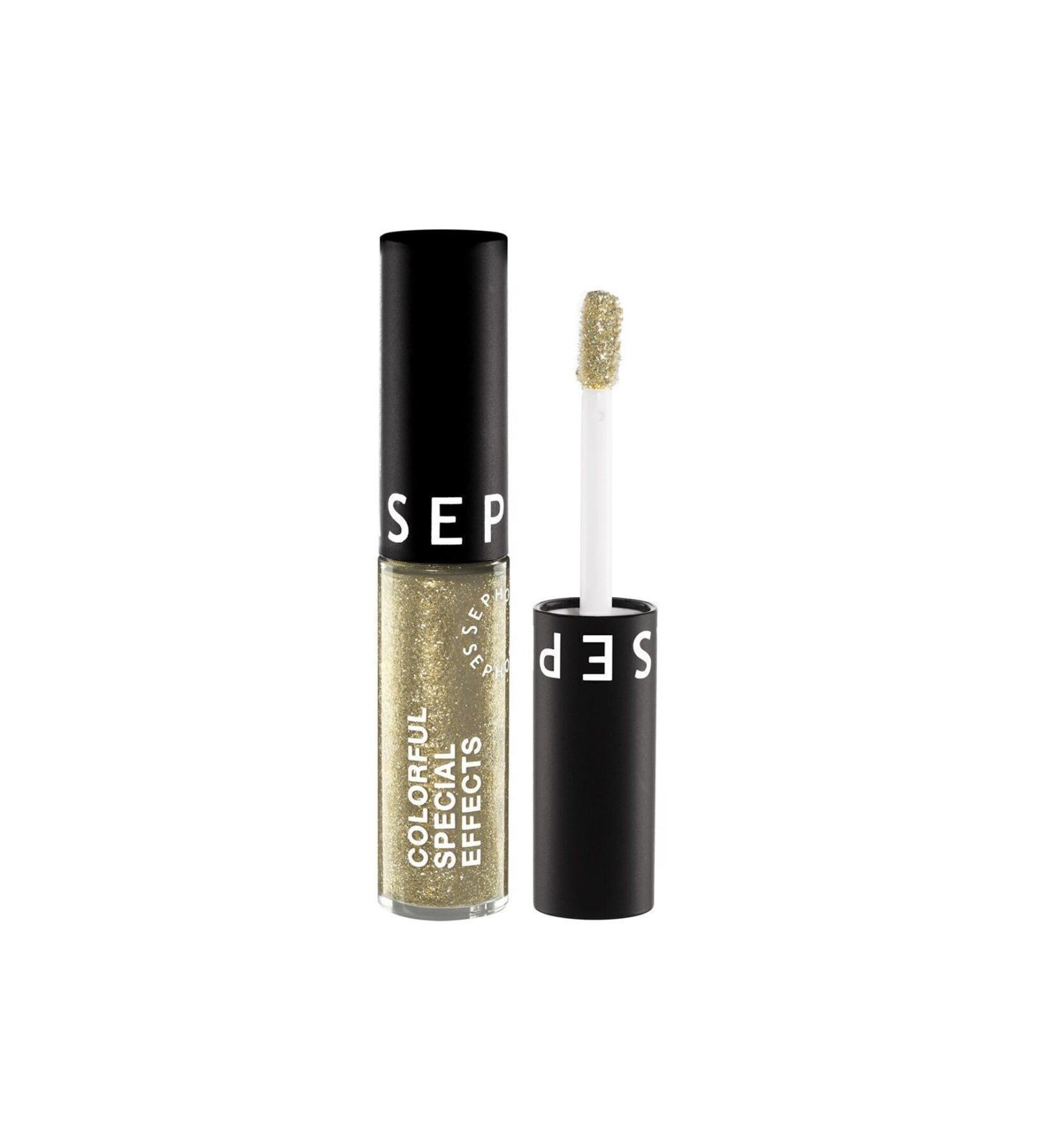 SEPHORA COLLECTION COLORFUL EFFETS SPECIAUX - Glitter liquid eyeshadow 01 Glitzy gold (5 ml) - Buy Online on GoSupps.com