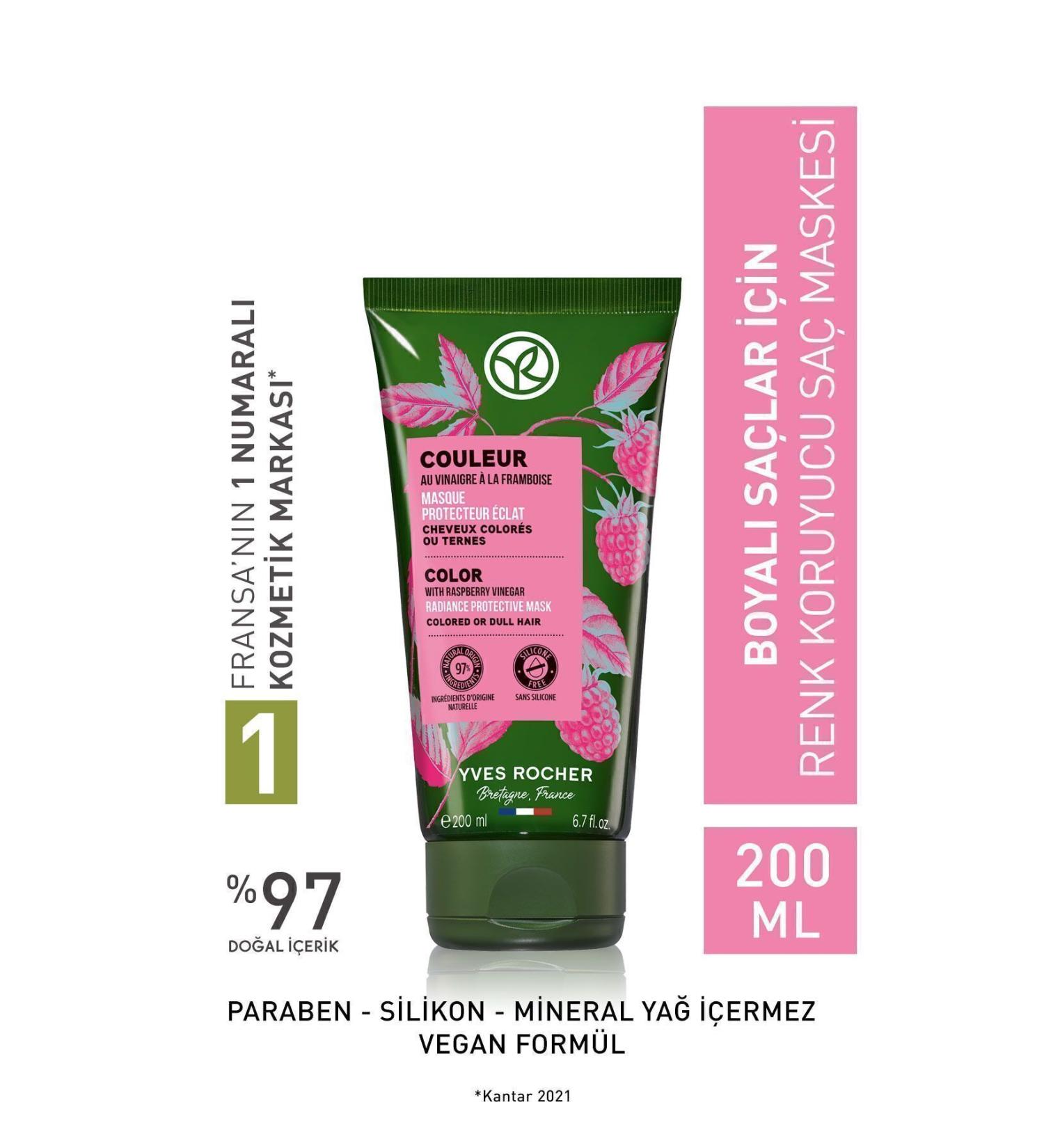 Yves Rocher Color Protecting Hair Mask for Dyed Hair - Vegan-200 ml / La Roche Posay Gel - Buy Online on GoSupps.com