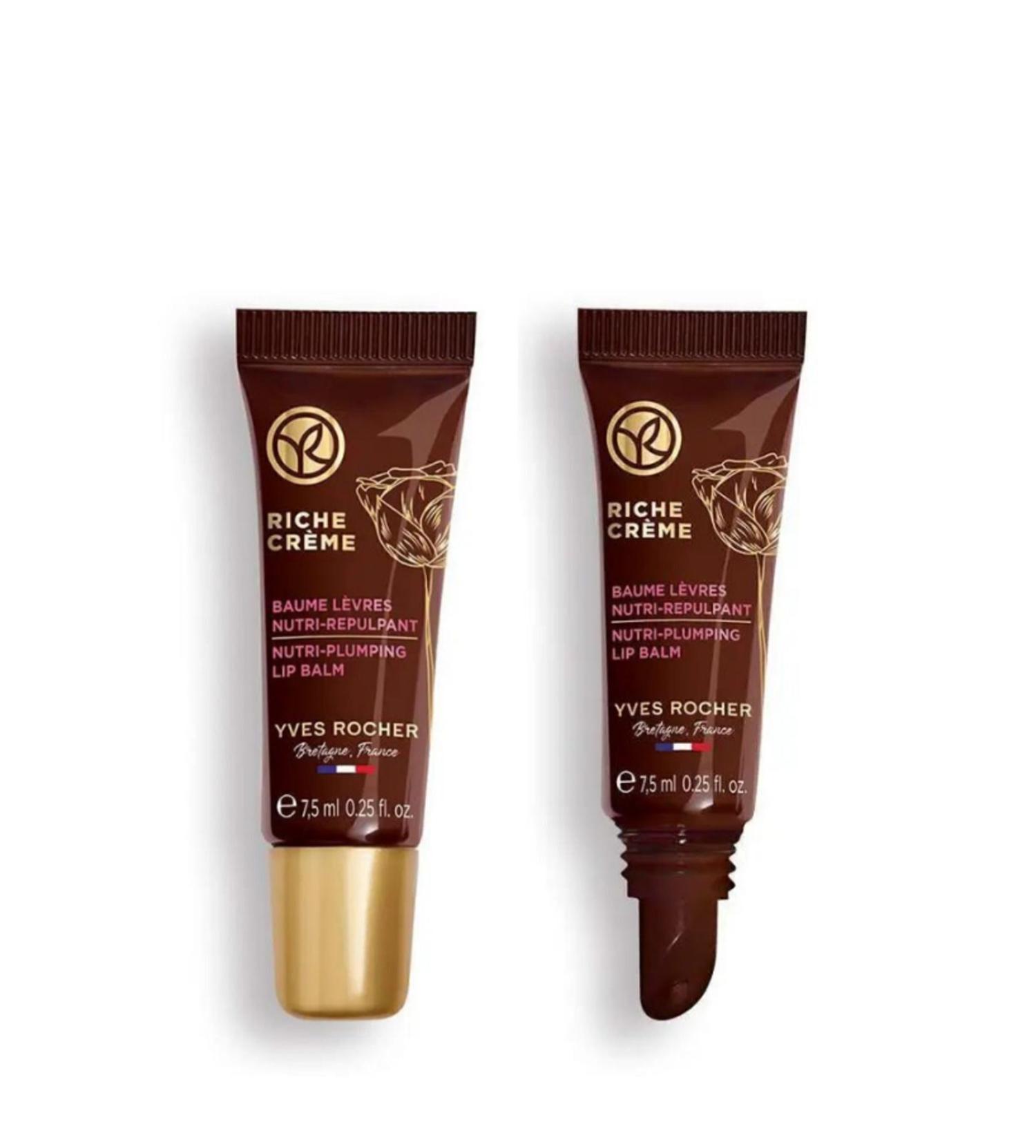 Yves Rocher Lip Balm - Nourishing Anti-Aging Precious Oil Care Set of 2 - Buy Online on GoSupps.com