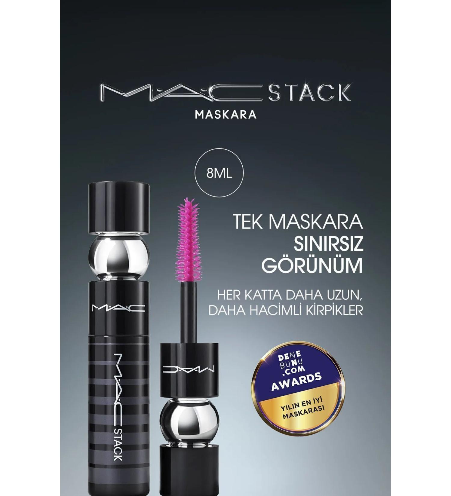 Mac Macstack Mascara 8 ml (Does not clump or spill)