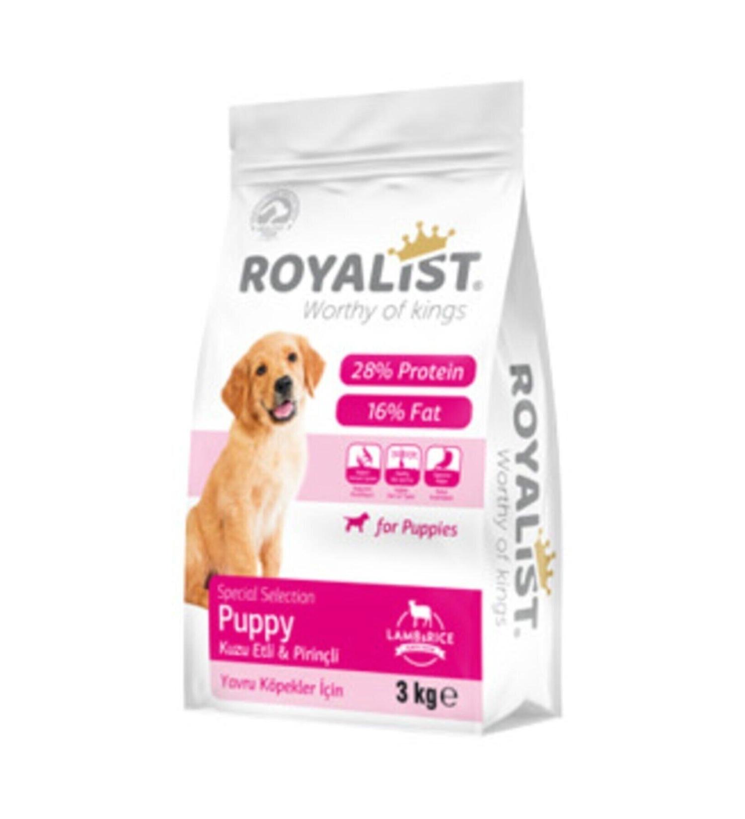 Royalist Puppy Food 3 Kg Lamb + Rice