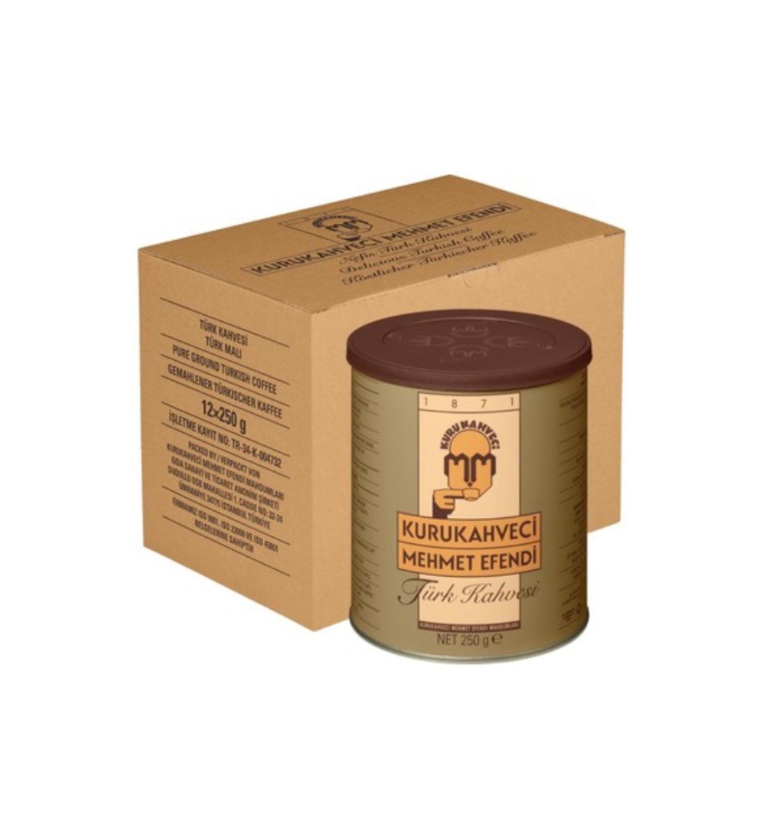 Mehmet Efendi Turkish Coffee 250 Gr 12 Pieces