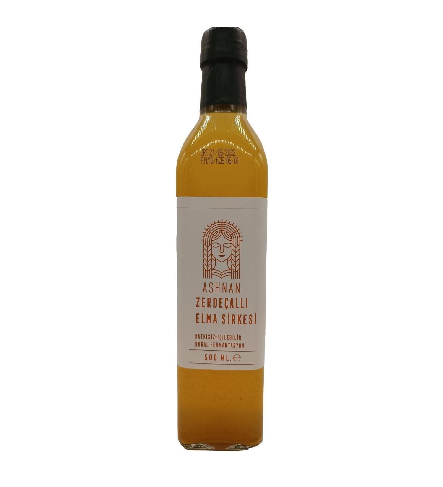 Ashnan Turmeric Apple Cider Vinegar 500 ml Natural Fermentation
