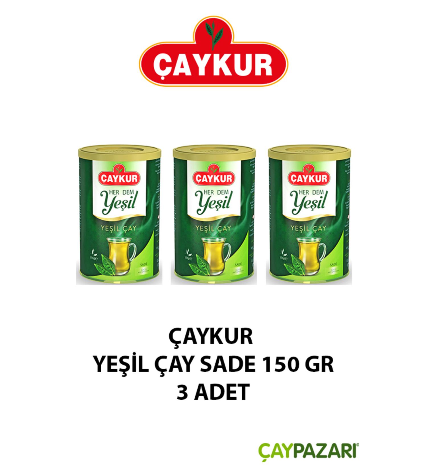 aykur HERDEM GREEN TEA 150 GR. 3 PIECES