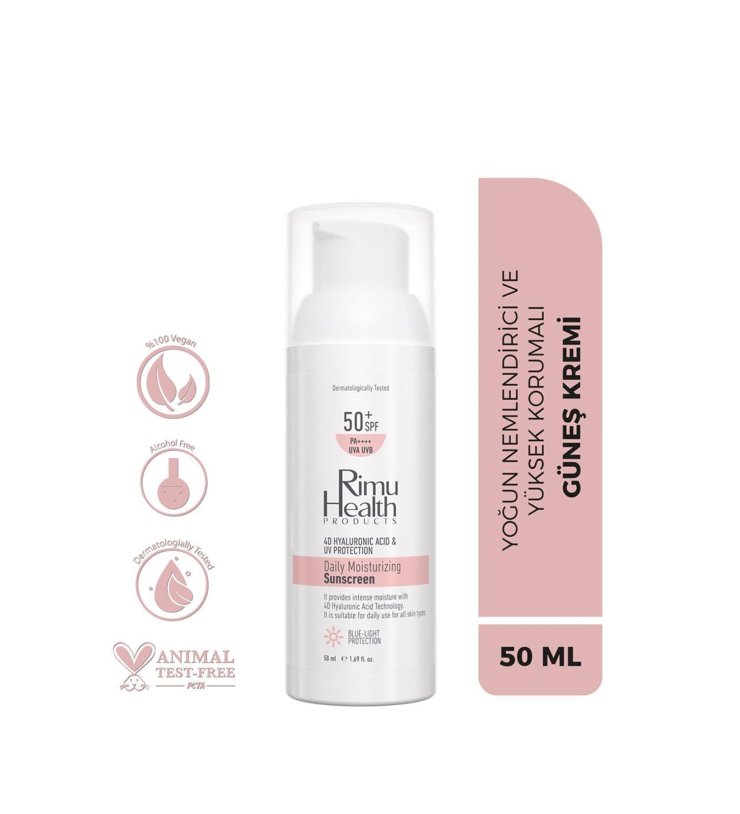 Rimu Health Products Intensive Moisturizing Daily Sun Cream for All Skin Types 50 ml - Buy Online on GoSupps.com