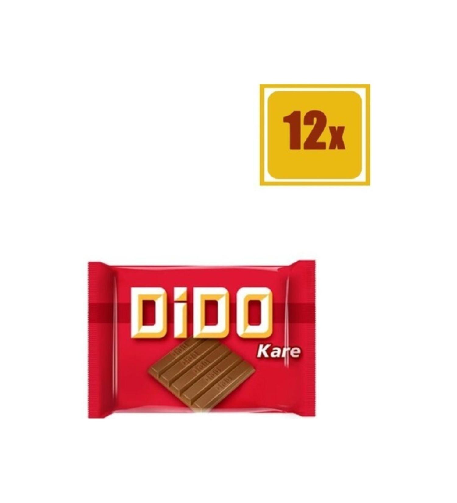 Ulker Dido Square 50 Gr X 12 Pieces