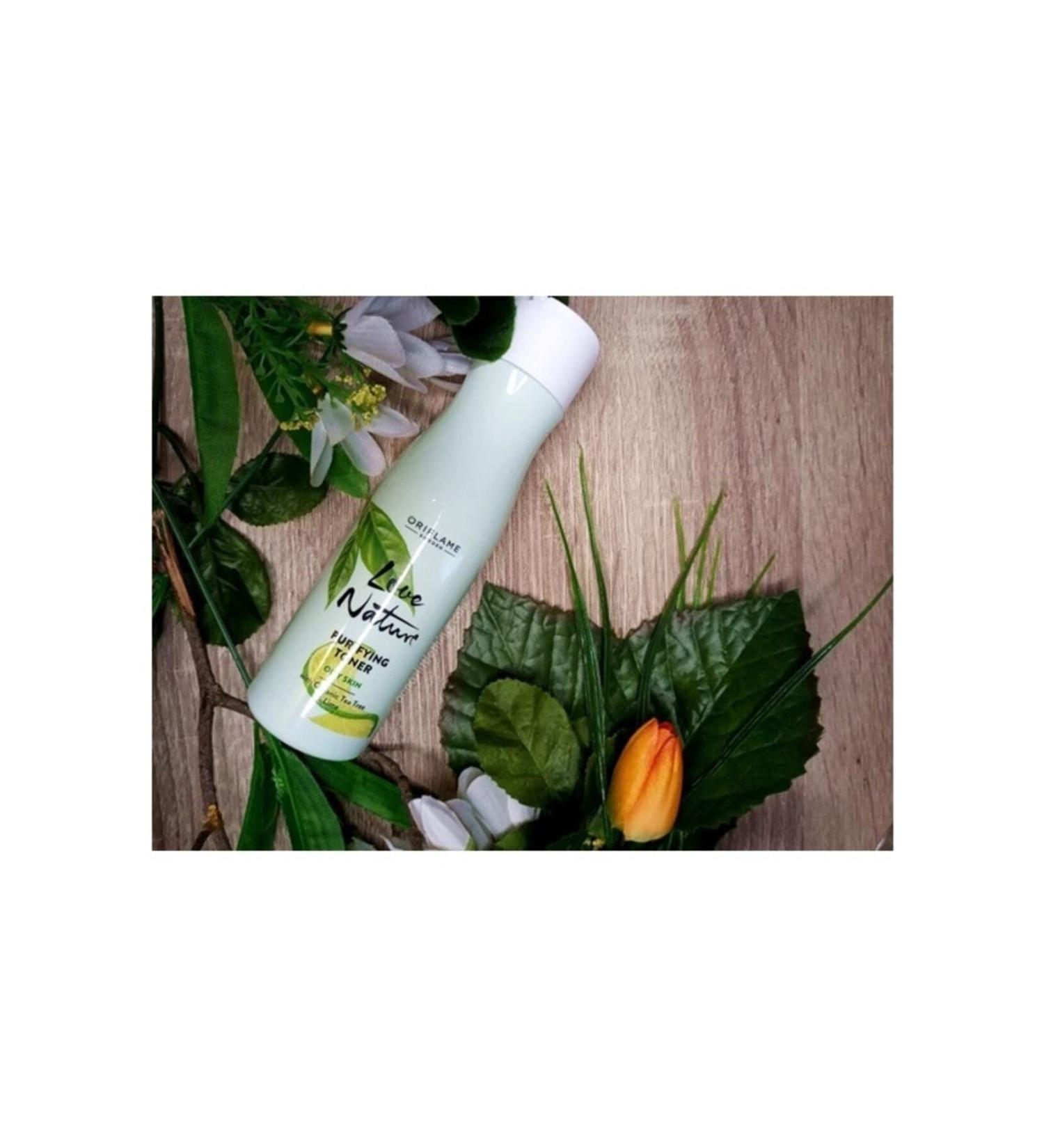 Oriflame Love Nature Purifying Tonic Developed for Oily Skin Minimizes the Appearance of Pores and Blemishes