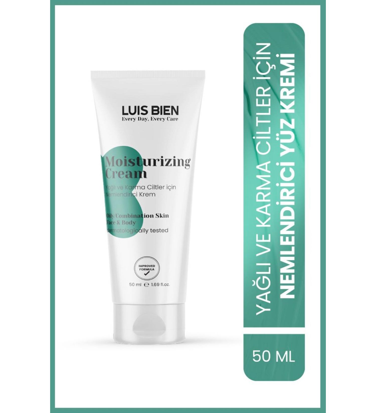 Luis Bien Moisturizing Face Cream for Oily and Combination Skin 50 ml - Buy Online on GoSupps.com