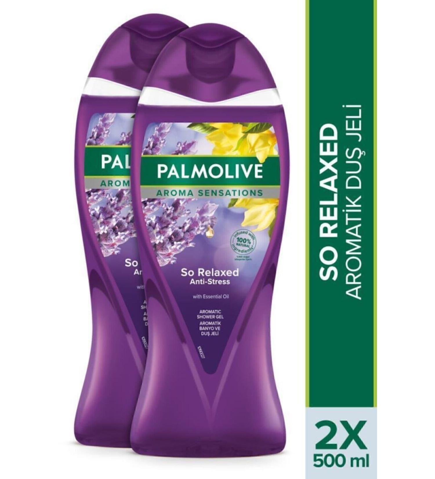 Palmolive Aroma Sensations So Relaxed Aromatic Bath and Shower Gel 2x 500 ml - Buy Online on GoSupps.com