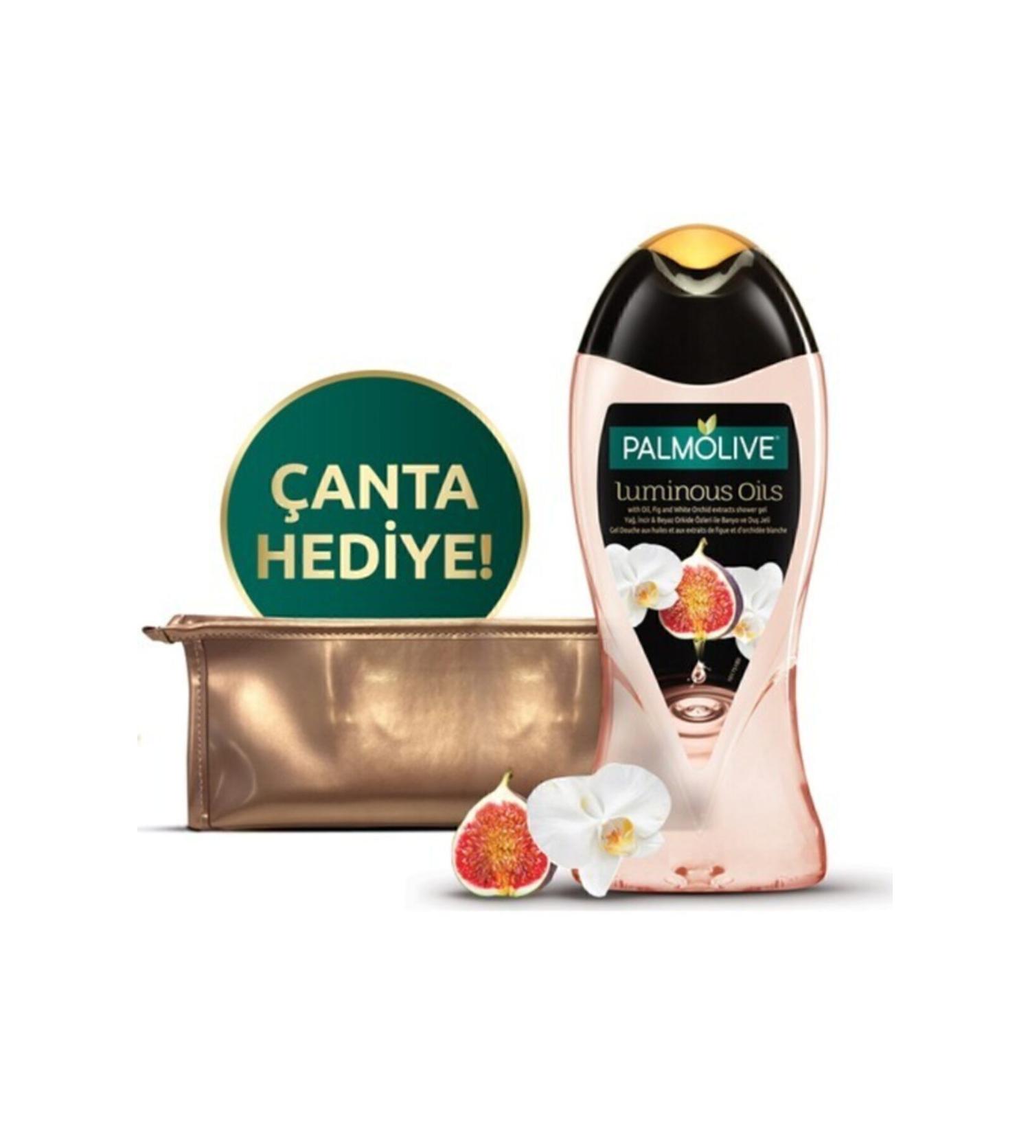 Palmolive Luminous Oils White Orchid & Fig Shower Gel 500 Ml With Gift Bag