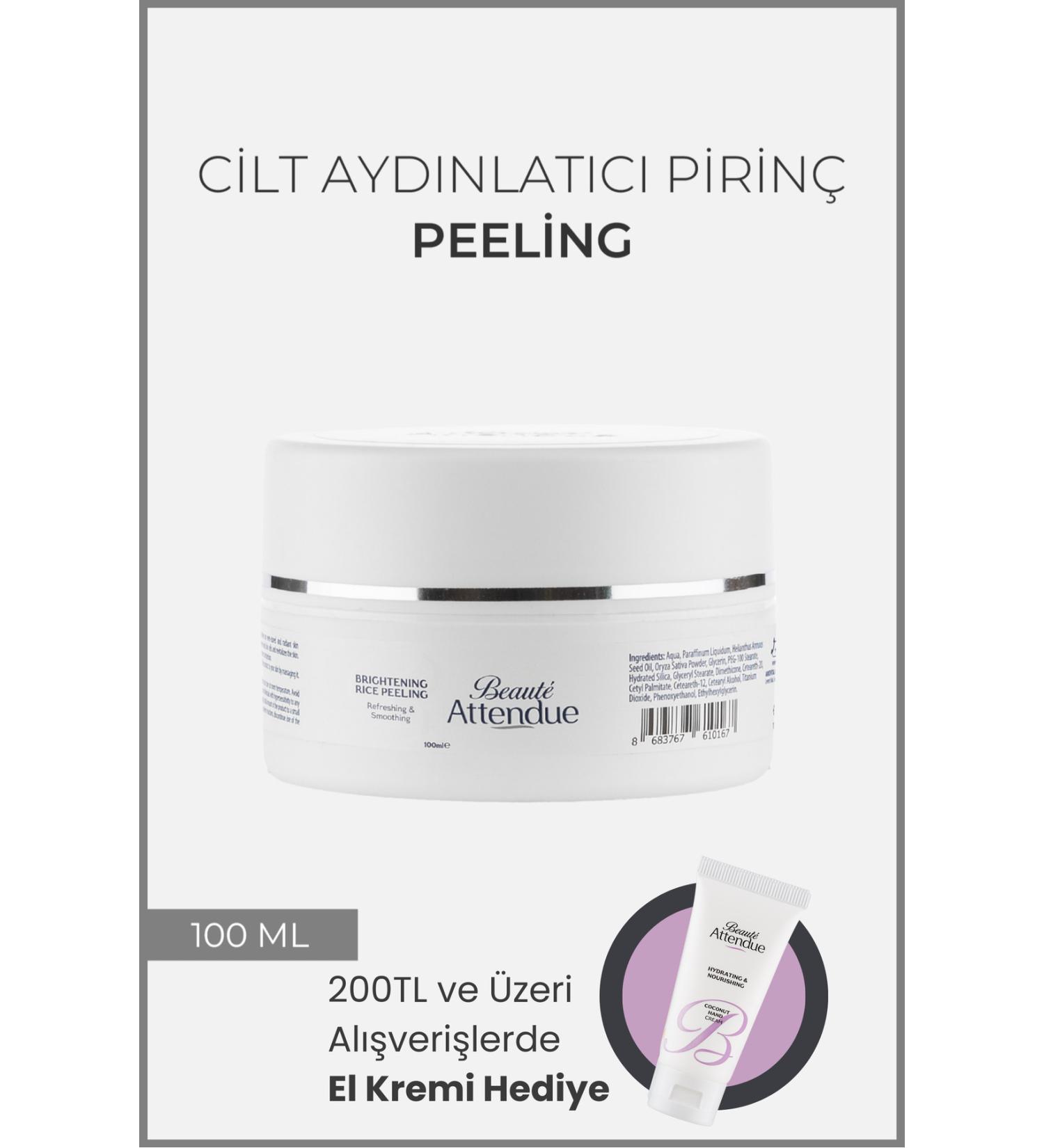 BEAUTE ATTENDUE Brightening Purifying and Skin Tone Equalizing Rice Peeling - Buy Online on GoSupps.com