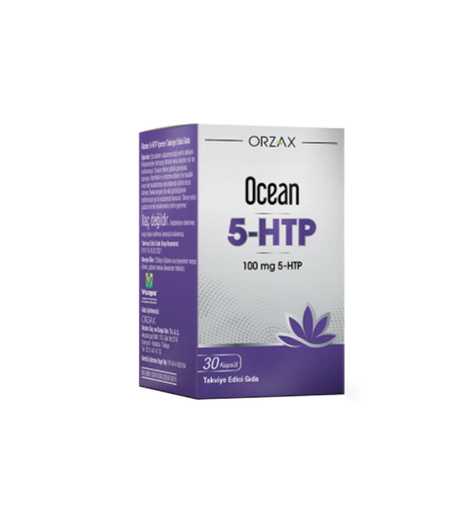 Ocean Orzax Ocean 5-HTP Food Supplement 30 Capsules