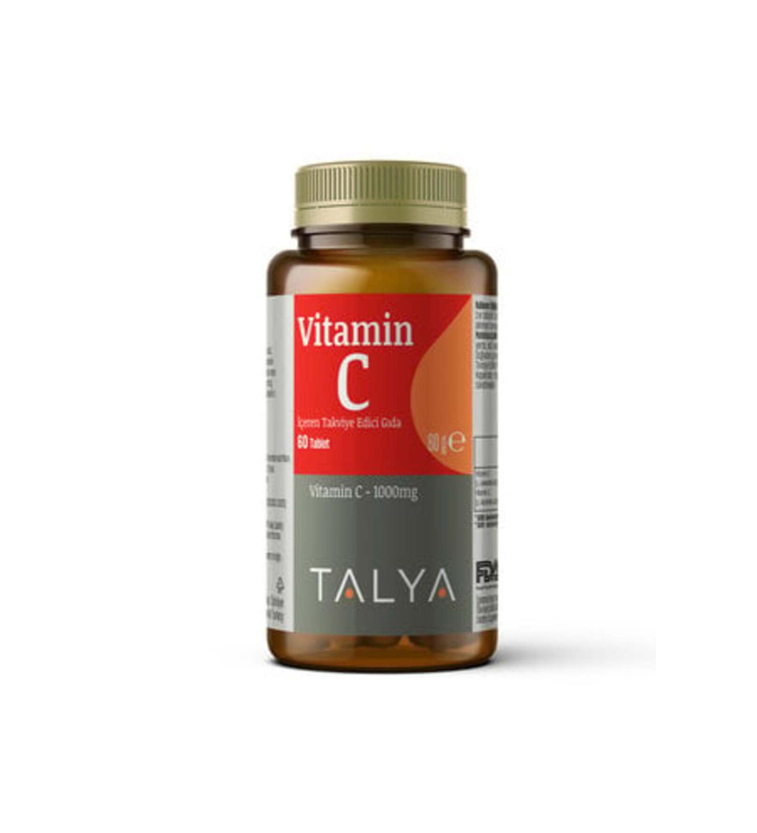 Talya Vitamin C Containing Supplementary Food 60 Tablets (SINGLE)