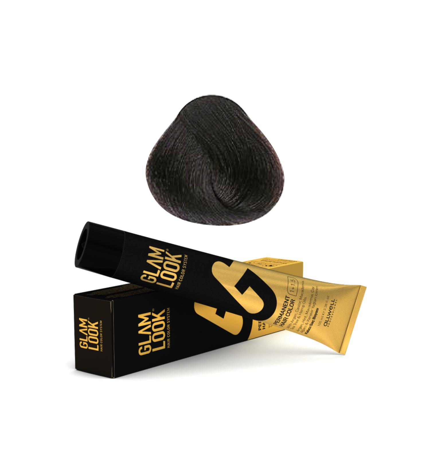 glam look Glamlook Intense Light Chestnut 5.00 100 ml Permanent Hair Dye - Buy Online on GoSupps.com