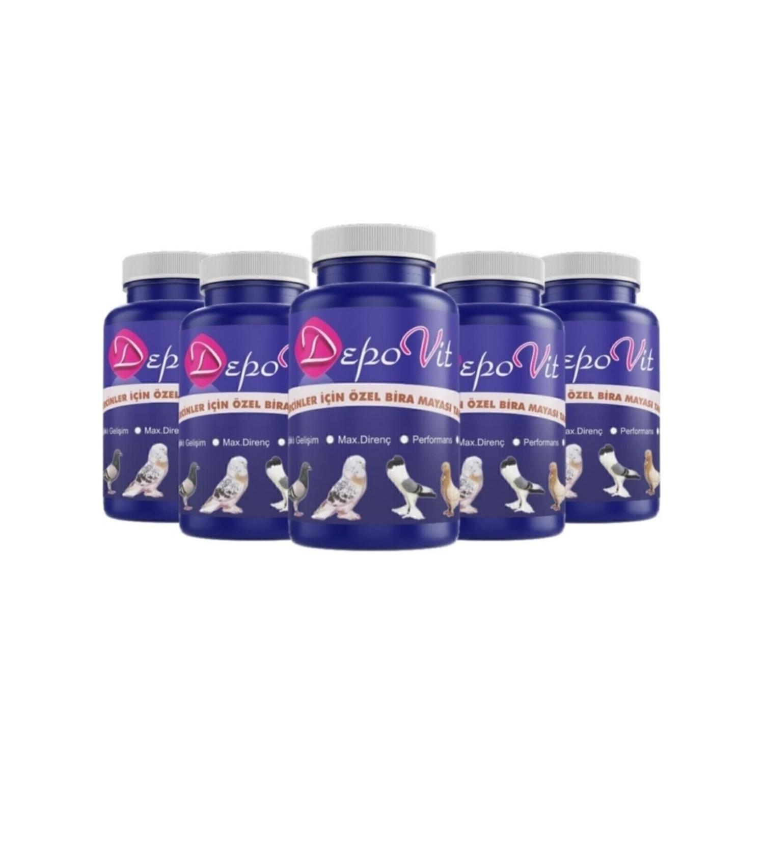 DEPOVIT Pigeon Hatchling Pill-Pack of 5-2500 Tablets