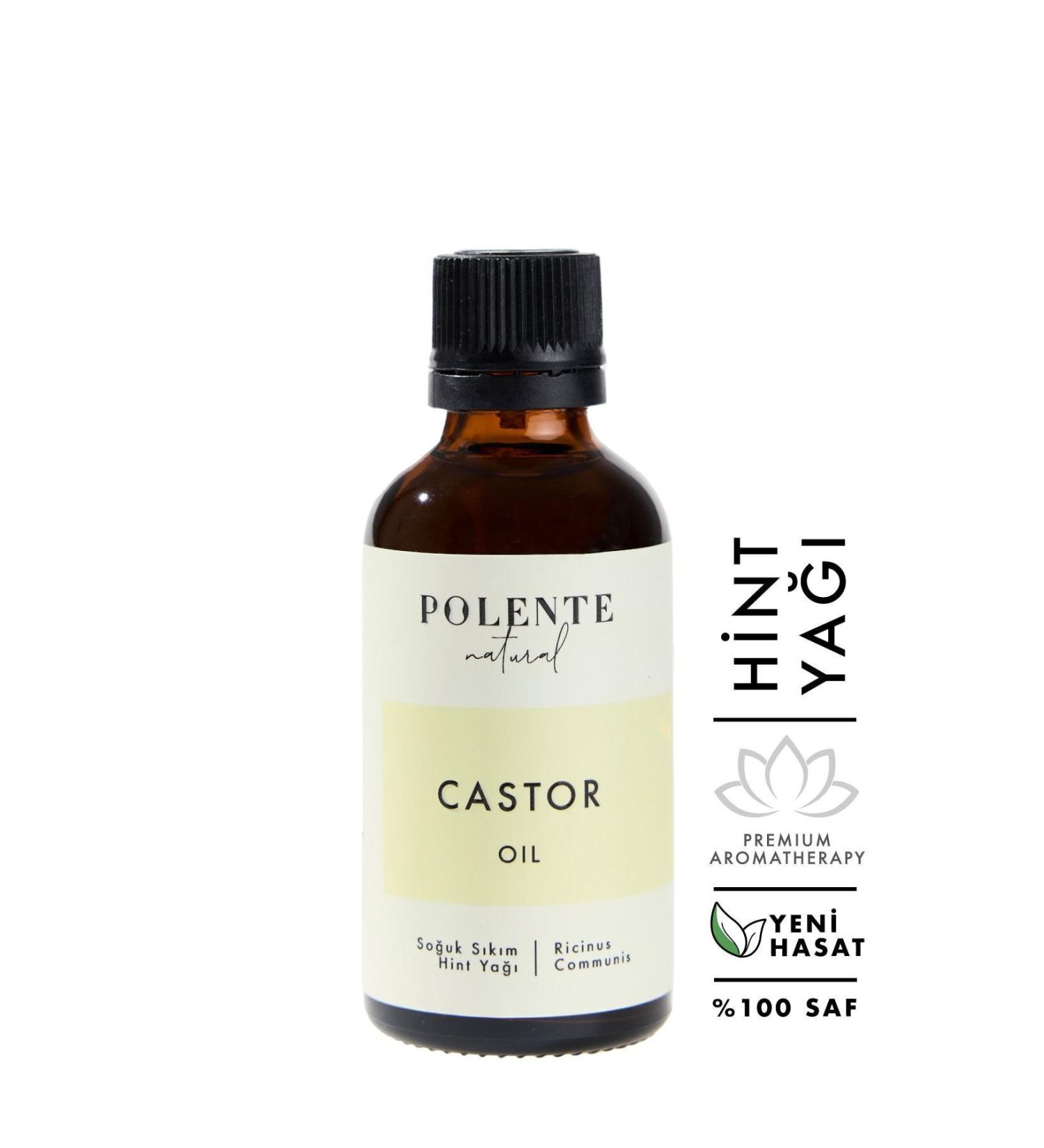 Polente Natural Castor Oil - Cold Pressed (50 ml)