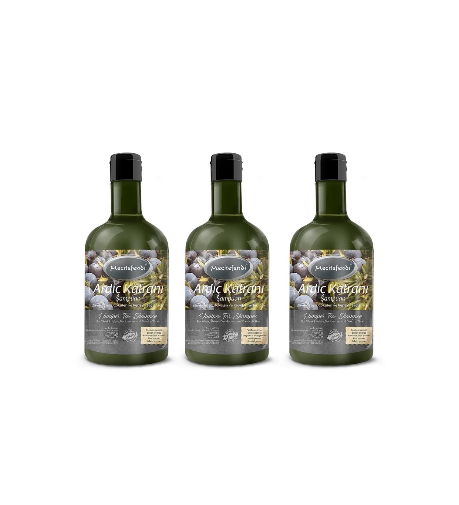 Mecit Efendi Juniper Tar Shampoo 400 ml 3 pcs