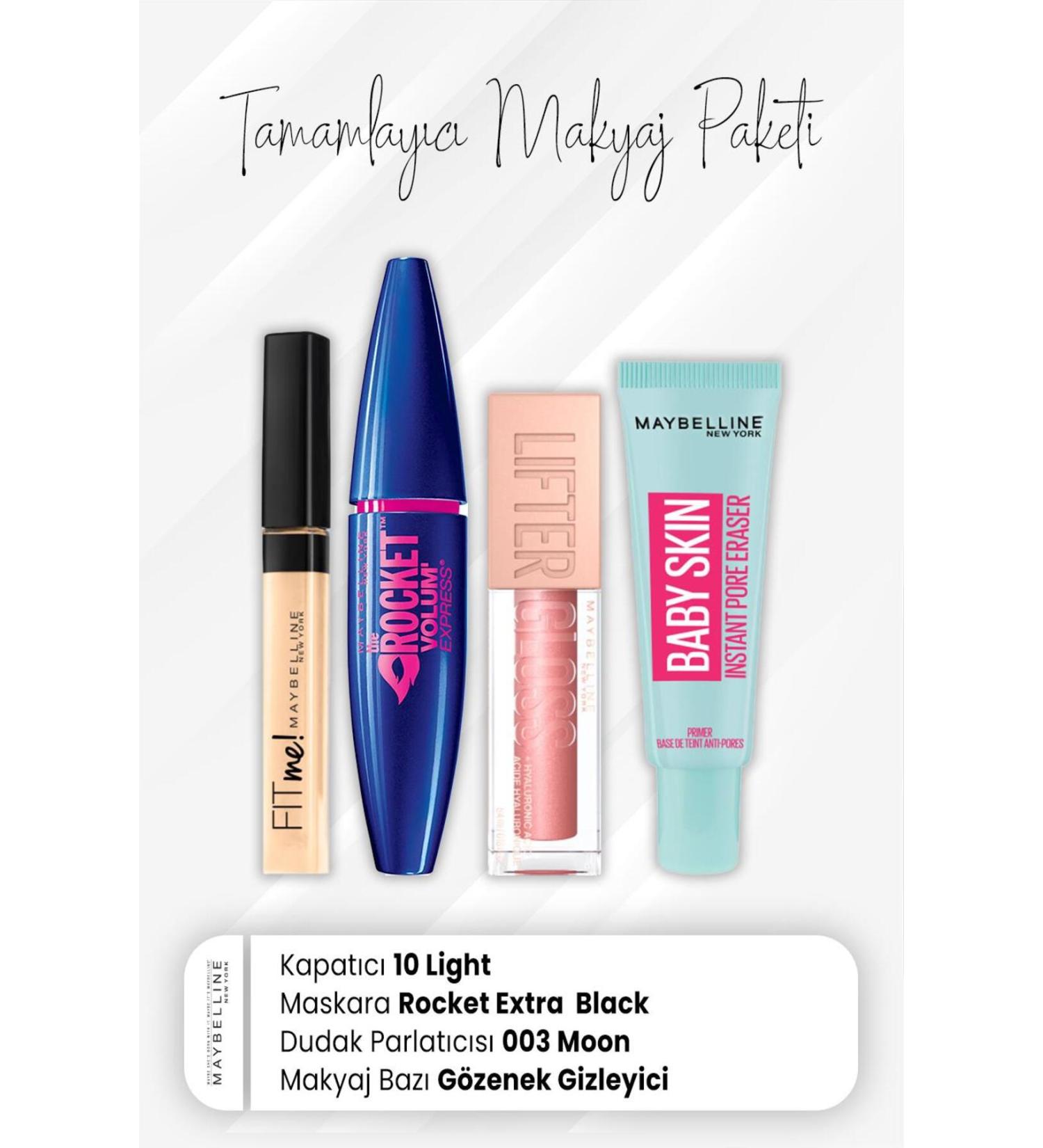 Maybelline New York Fit Me Concealer 10 Rocket Mascara Very Black Lip Gloss 003 Moon And Makeup