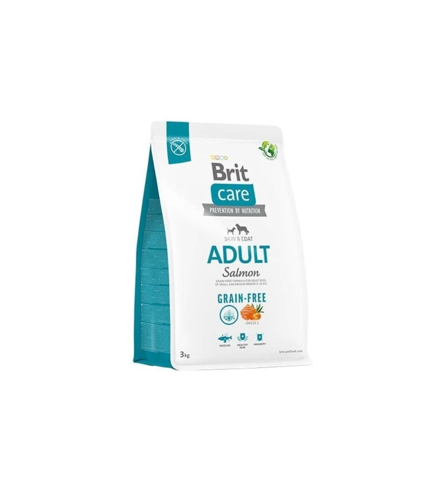 Brit Care Grain Free Skin Coat Salmon Adult Dog Food 3 Kg