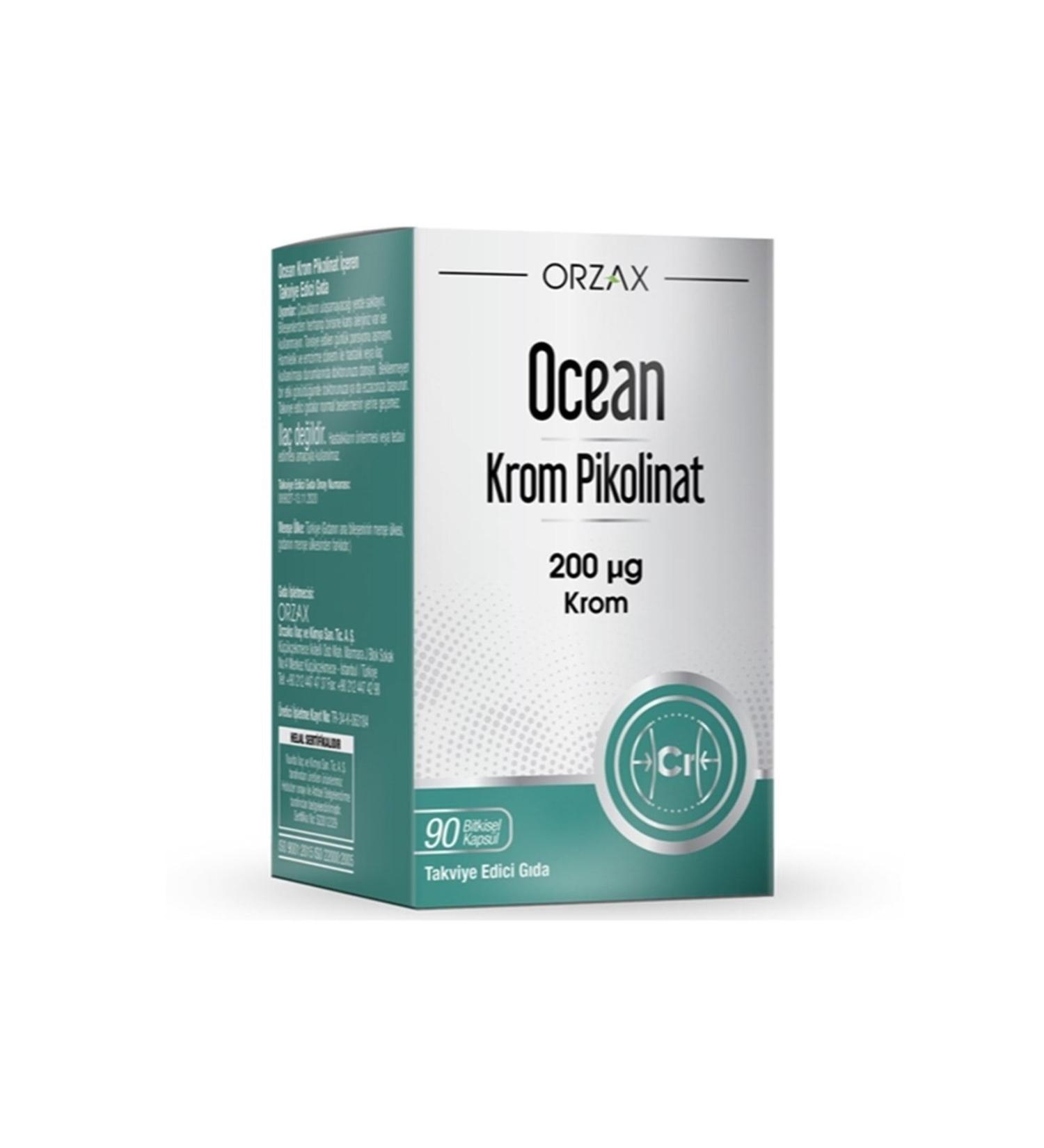 Ocean Orzax Ocean Chromium Picolinate 90 Capsules (dcn101)