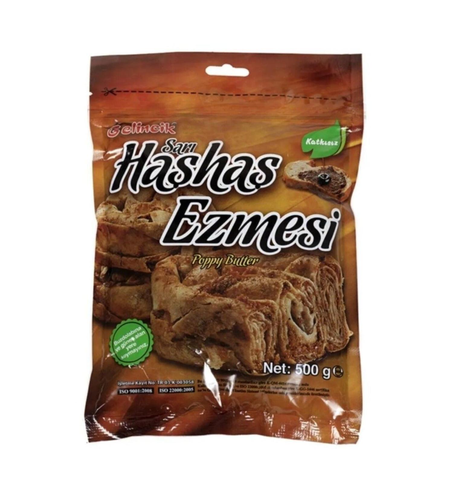 EmtiaStore Breakfast Pastry Gelincik Natural 500gr Special Production Poppy Paste