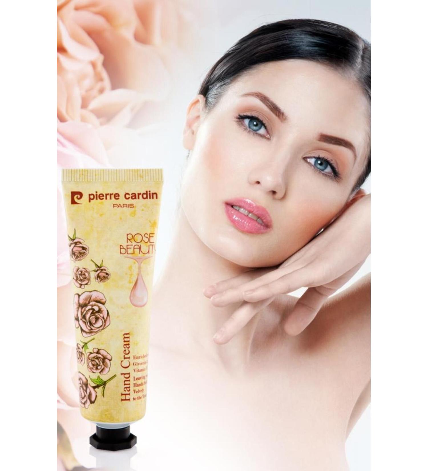 Pierre Cardin Moisturizing Hand Cream with Rose Essence and Vitamin E - 30 ml - Buy Online on GoSupps.com