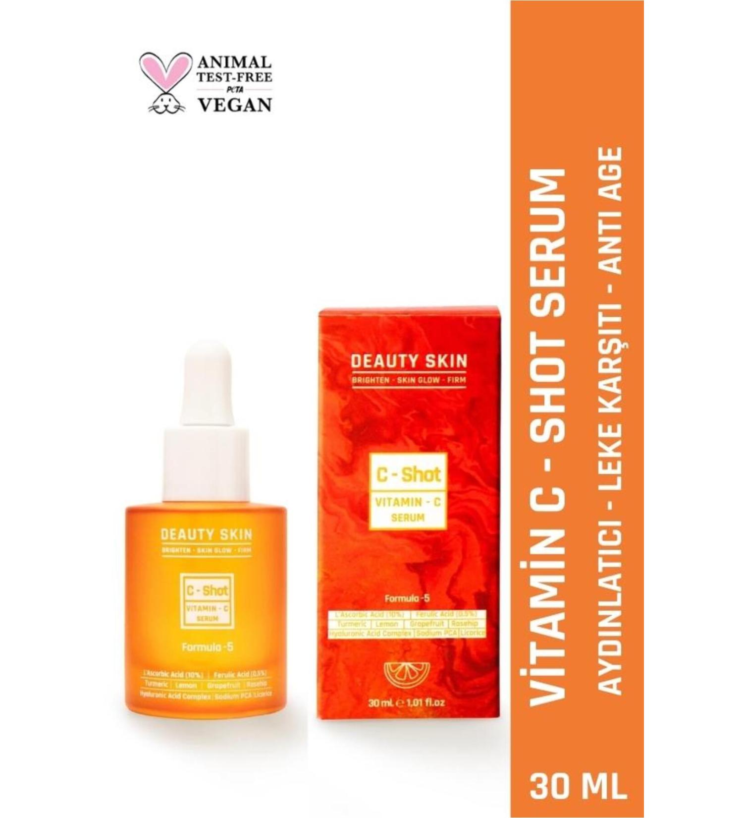 DEAUTY SKIN C-shot Serum Anti-Spot Brightening Anti-Age Anti-Acne Moisturizing Barrier Repair - Buy Online on GoSupps.com