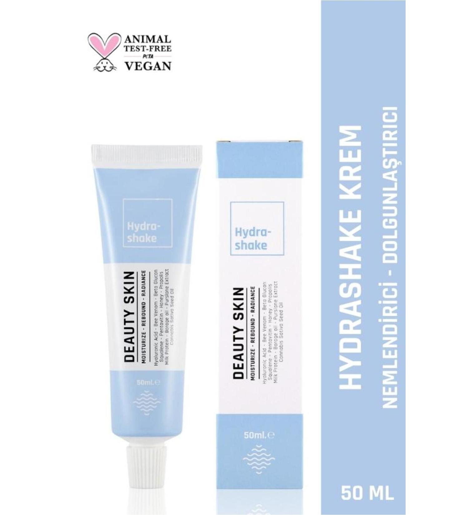 DEAUTY SKIN Hydrashake Moisturizing Cream - Moisturized Skin for Up to 96 Hours - Buy Online on GoSupps.com
