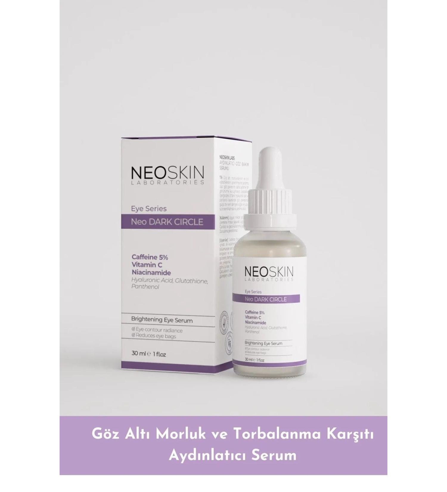 NEOSKIN Neo Dark Circle-Anti-Dark Dark Circle Brightening Under Eye Serum (caffeine+vitamin C/e+glutathione) - Buy Online on GoSupps.com