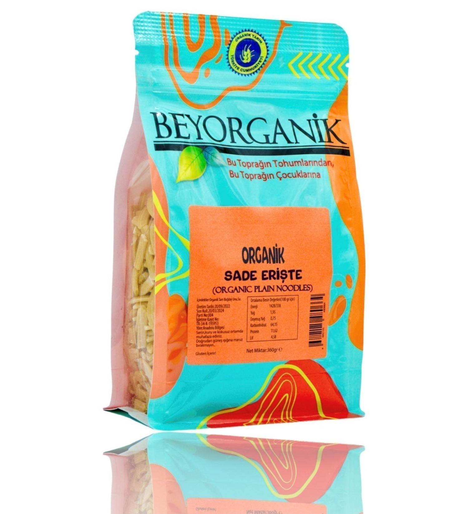 BEYORGANIC ORGANIC PLAIN NOODLES 360GR - Buy Online on GoSupps.com