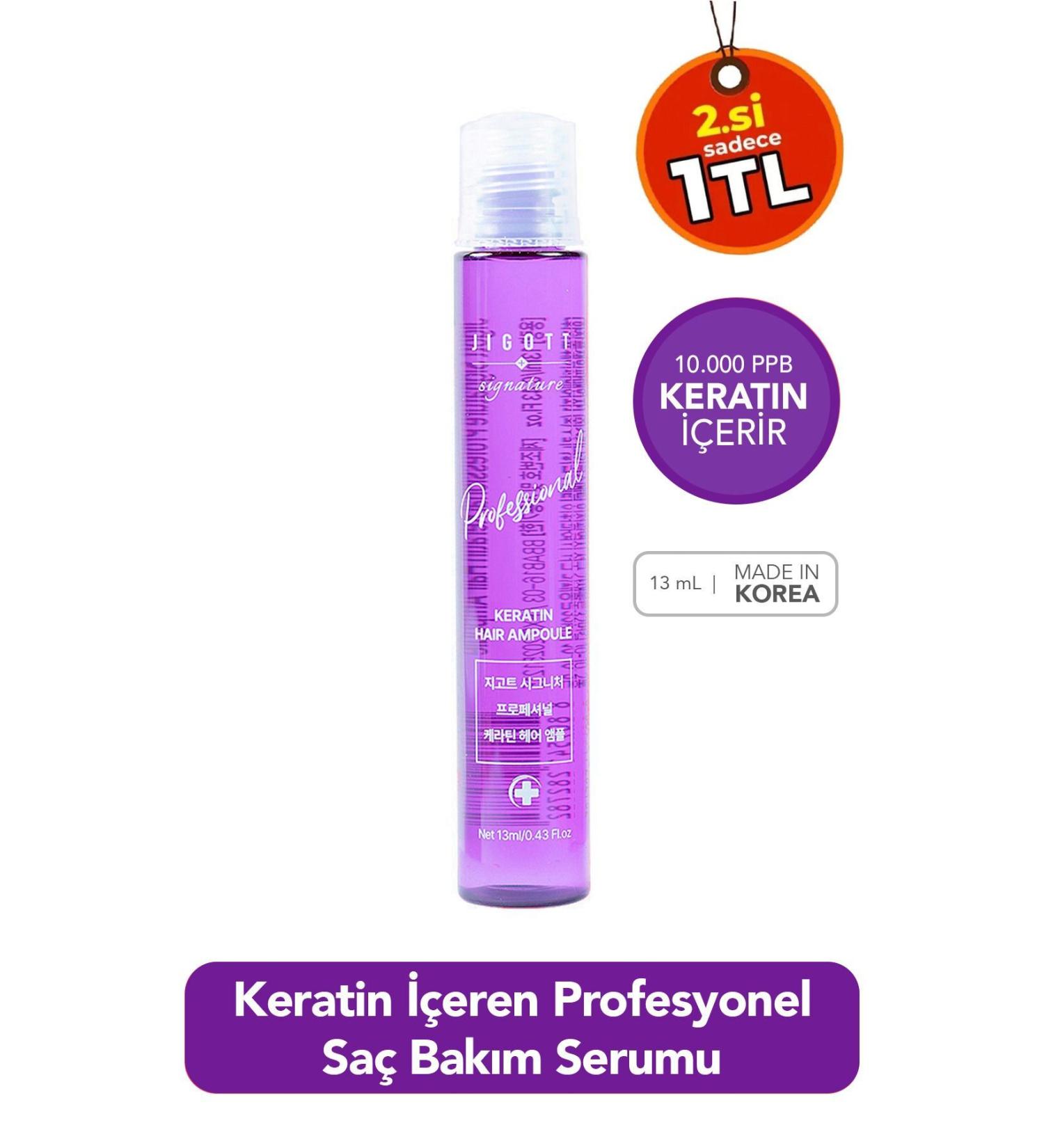 Jigott Keratin Concentrated Hair Care Serum Set Jigott Professional Keratin Hair Ampoule 13ml - Buy Online on GoSupps.com