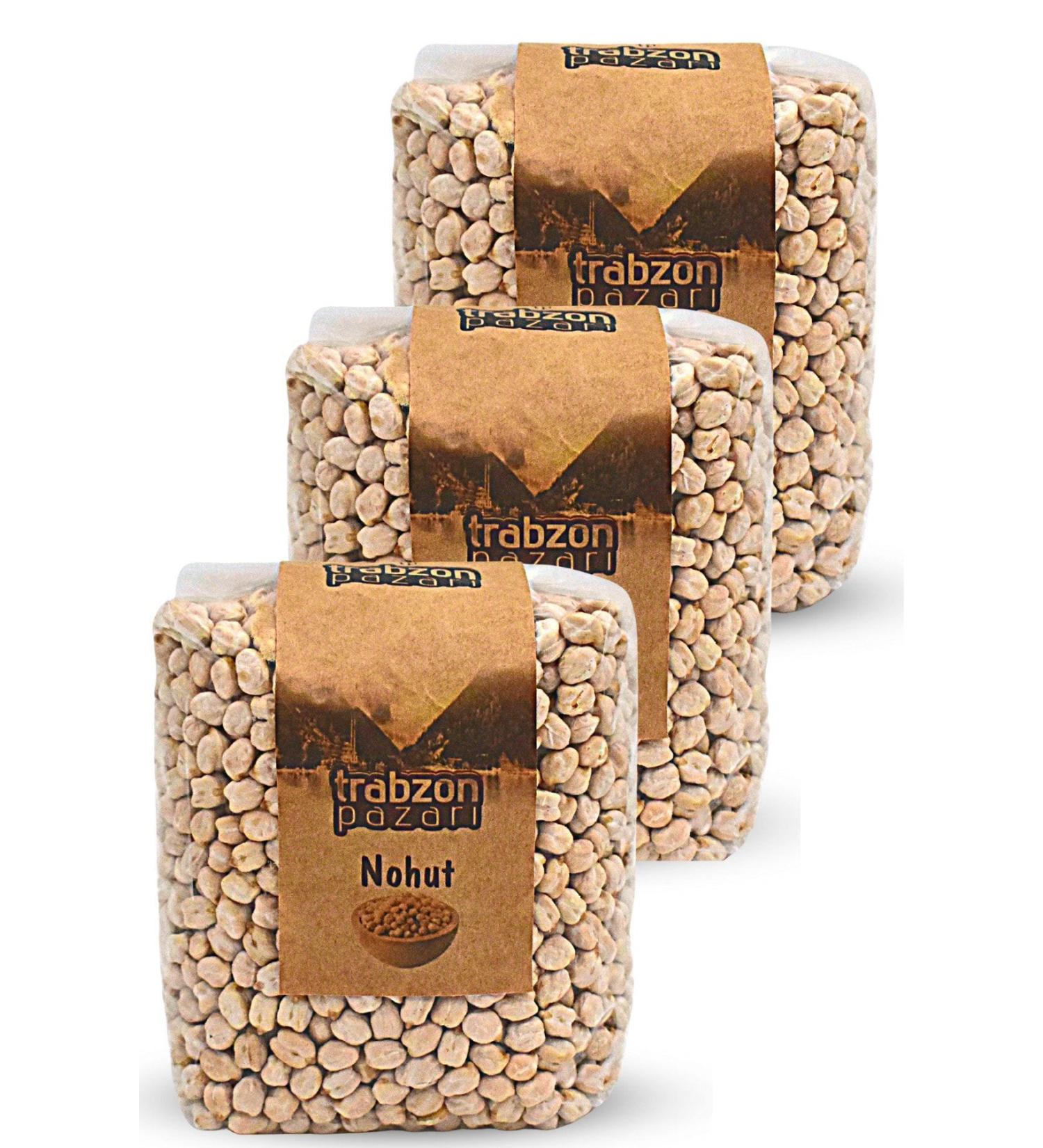 TRABZON PAZARI Local Ram's Head Chickpeas 3x1 Kg