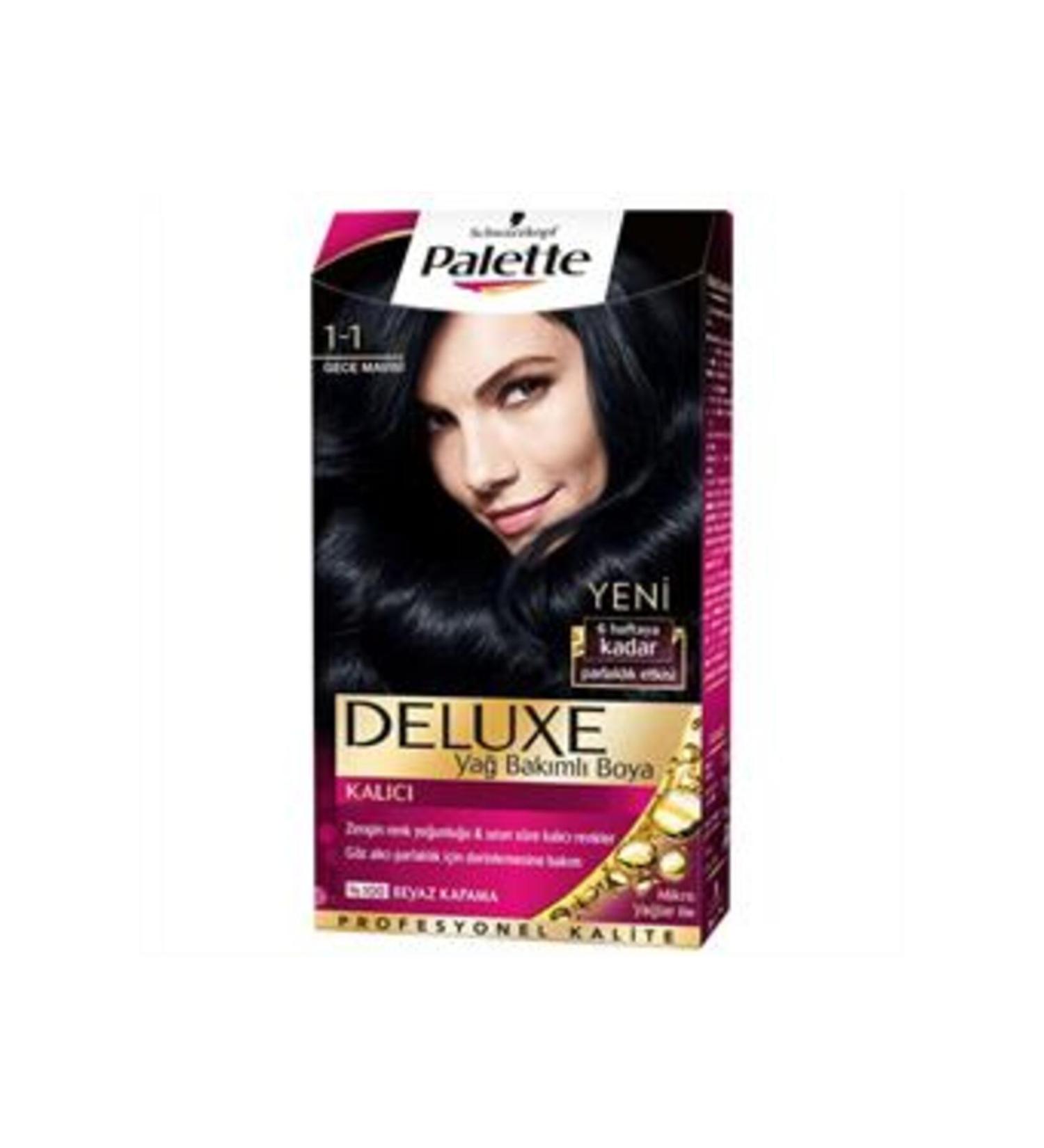 Palette Delux Hair Dye 1-1 Night Blue (SINGLE)