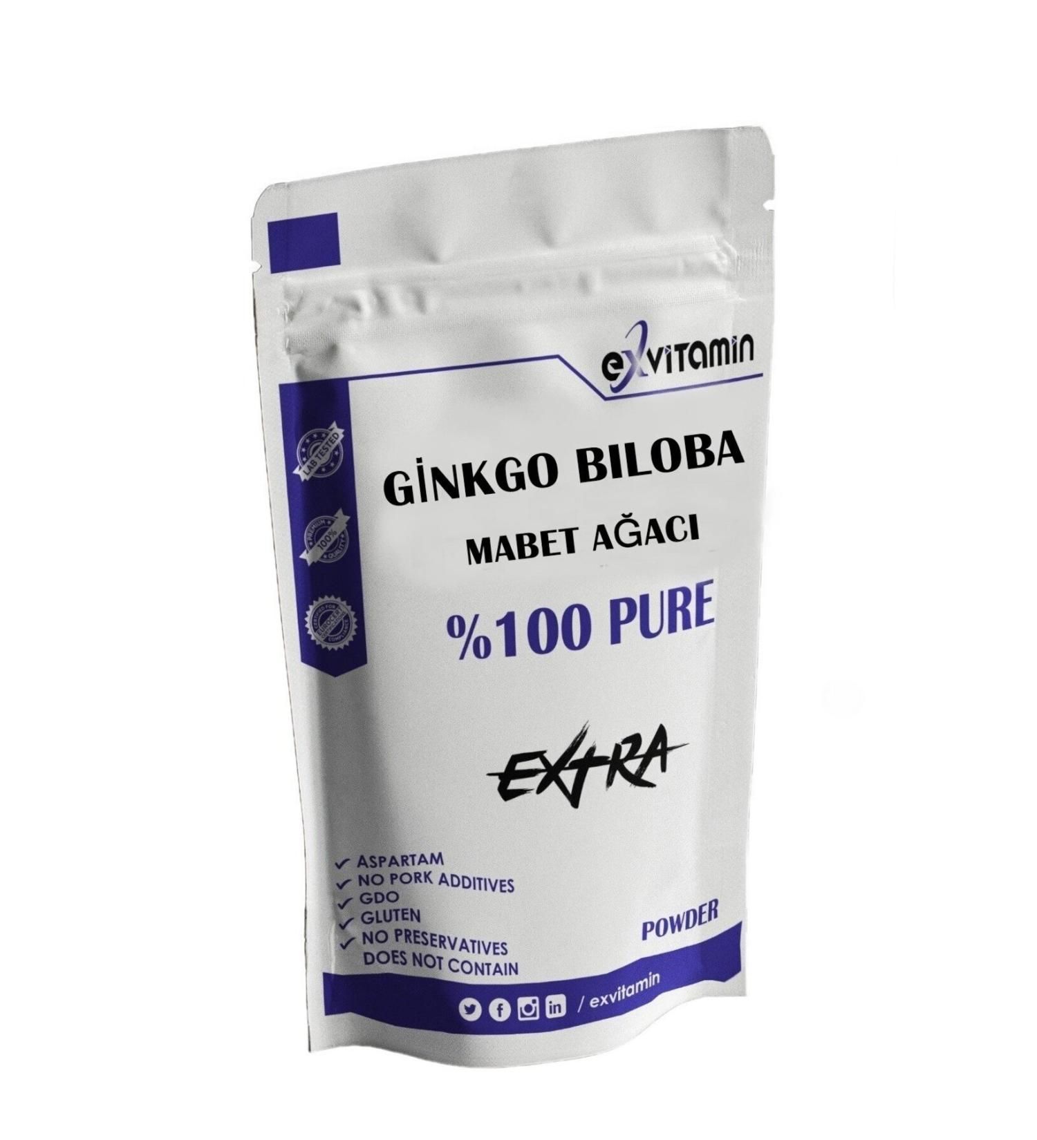 exvitamin Ginkgo biloba Temple Tree powder 150 gr