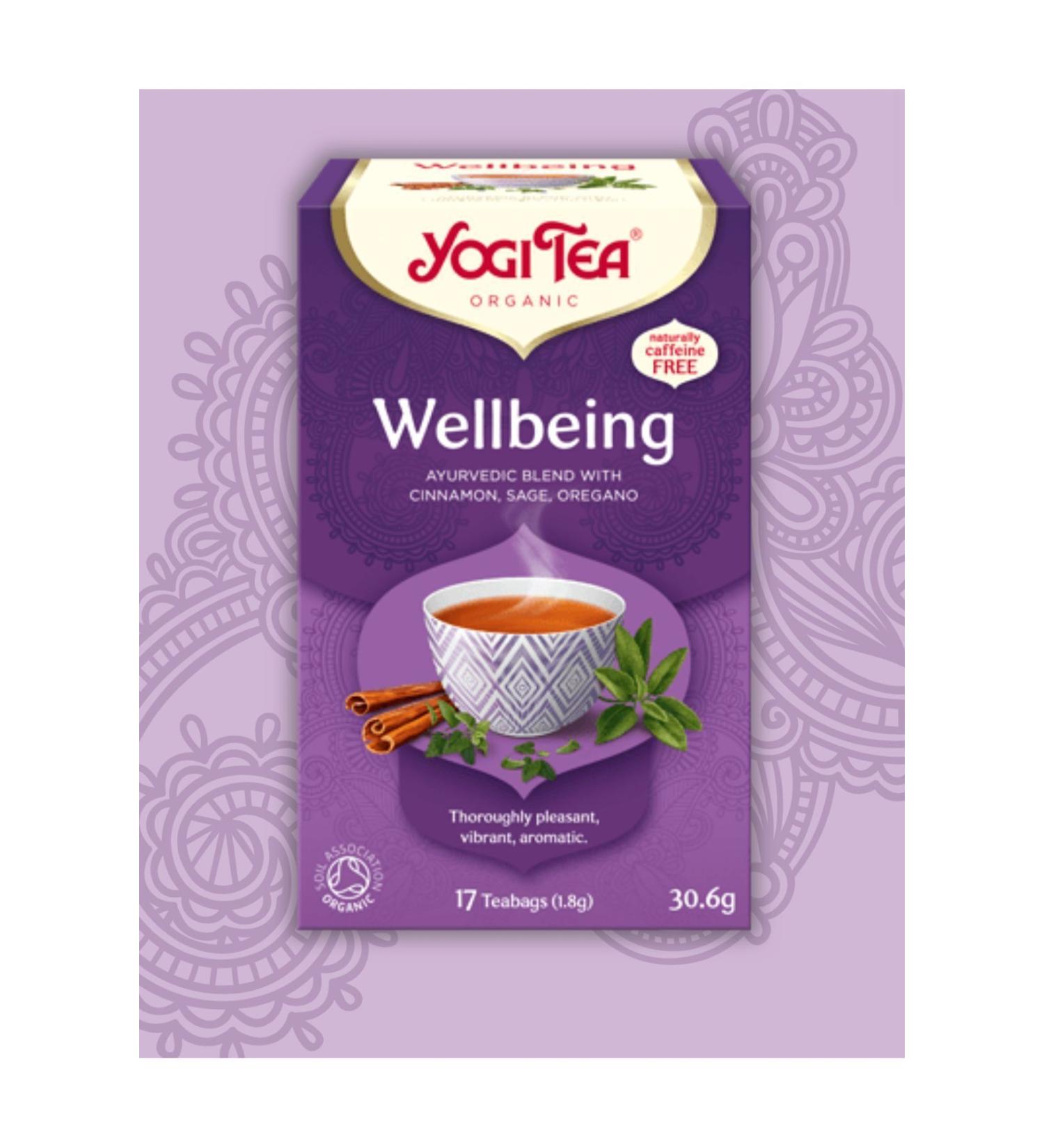 Yogi Tea Wellbeing Organic Tea - Buy Online on GoSupps.com