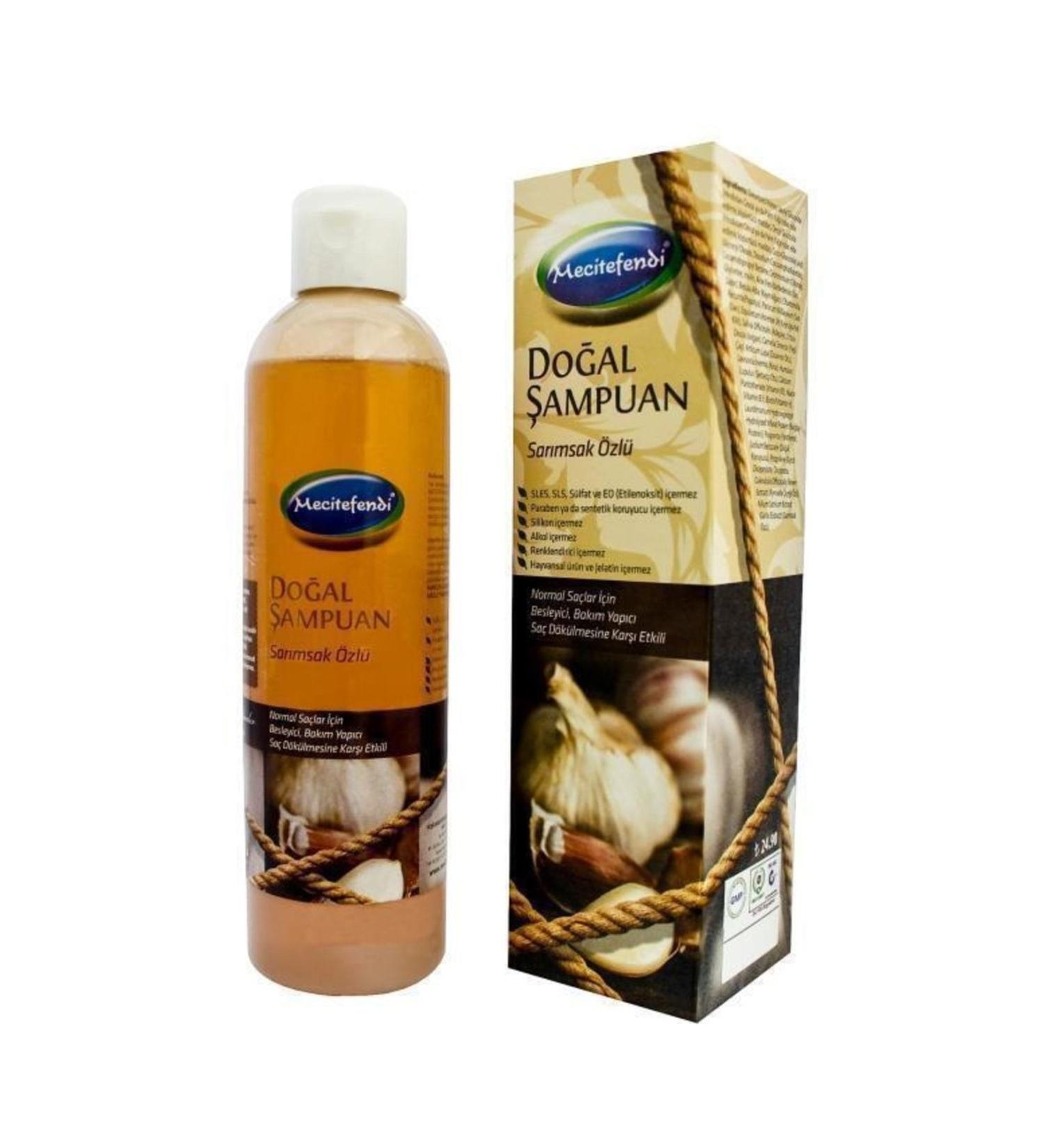 Mecit Efendi Natural Shampoo Garlic Extract 250 ml