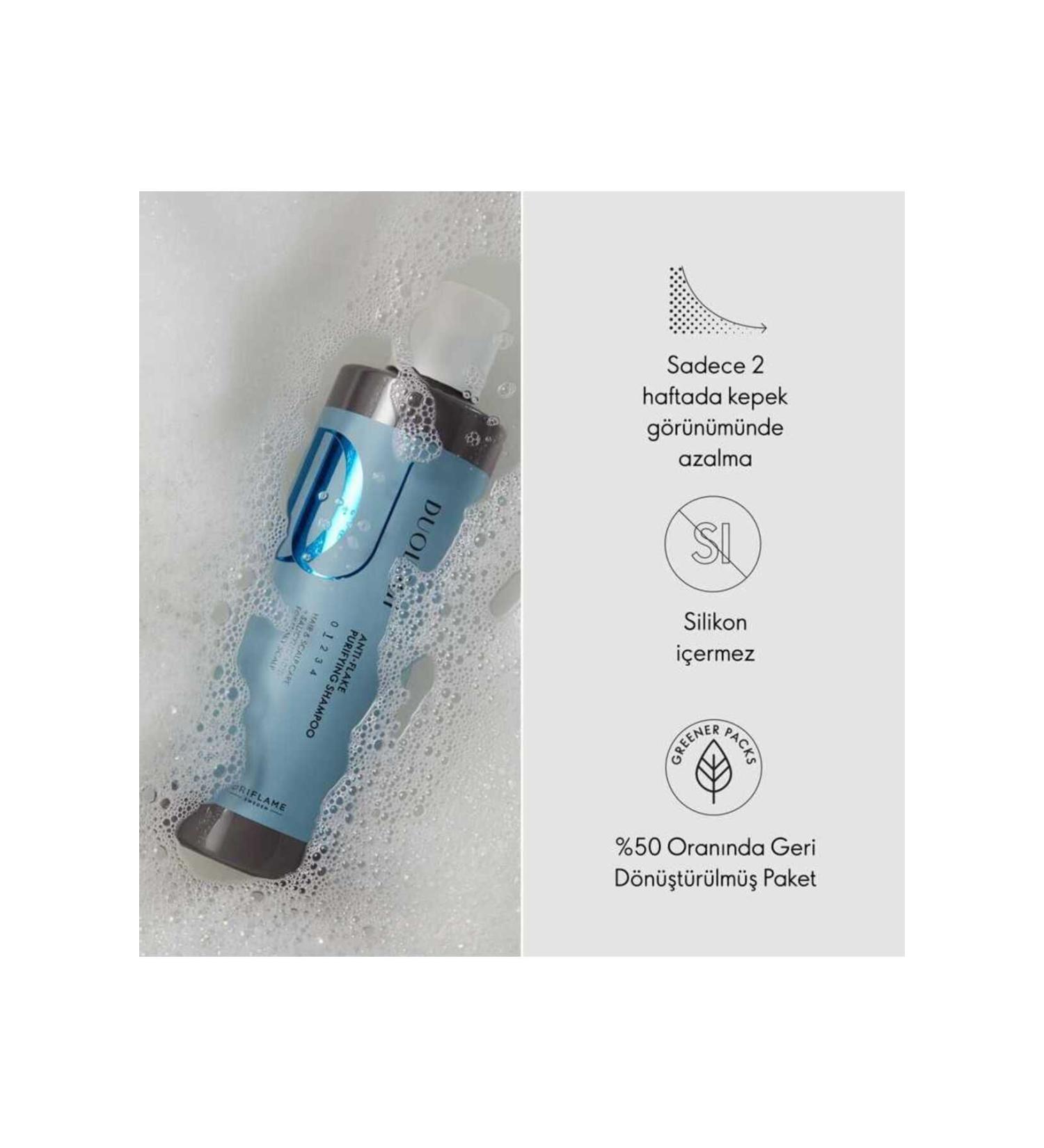 Oriflame DUOLOGI Anti-Dandruff Effective Purifying and Scalp Renewing Shampoo - Buy Online on GoSupps.com