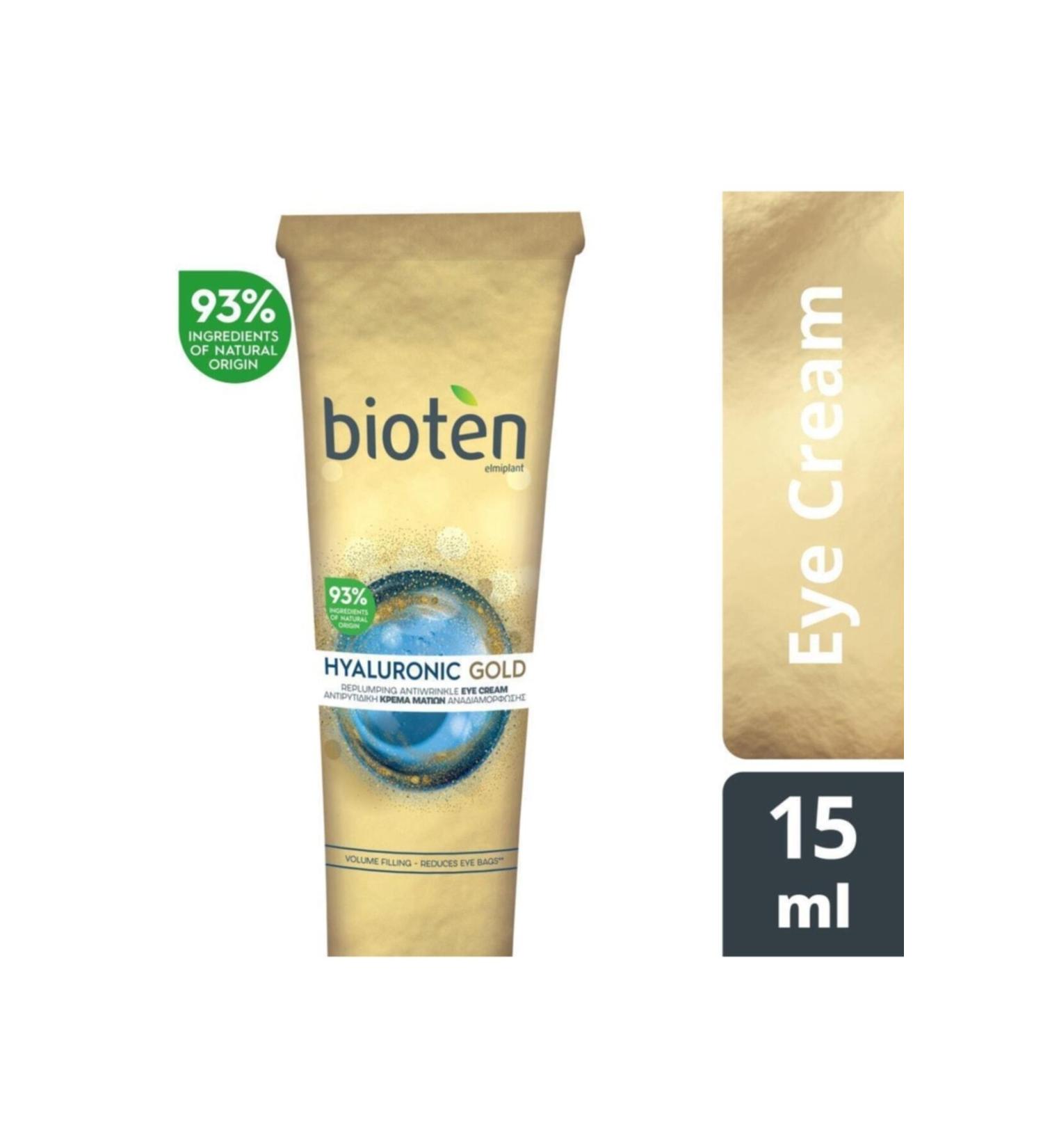 Bioten Hyaluronic Gold Eye Cream 15ml