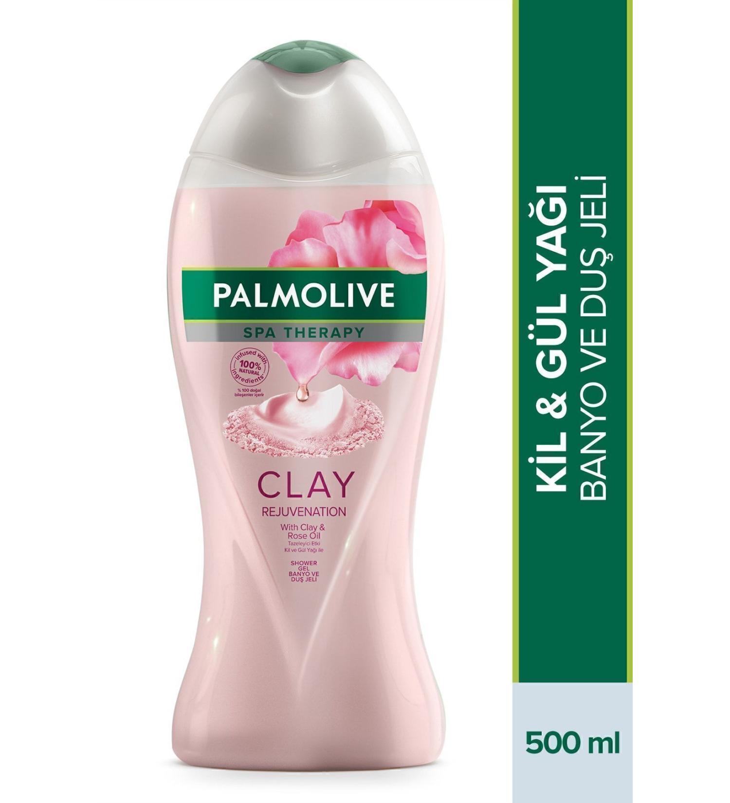Palmolive Spa Therapy Clay Rejuvanation Clay & Eucalyptus Oil Bath & Shower Gel 500 ml - Buy Online on GoSupps.com