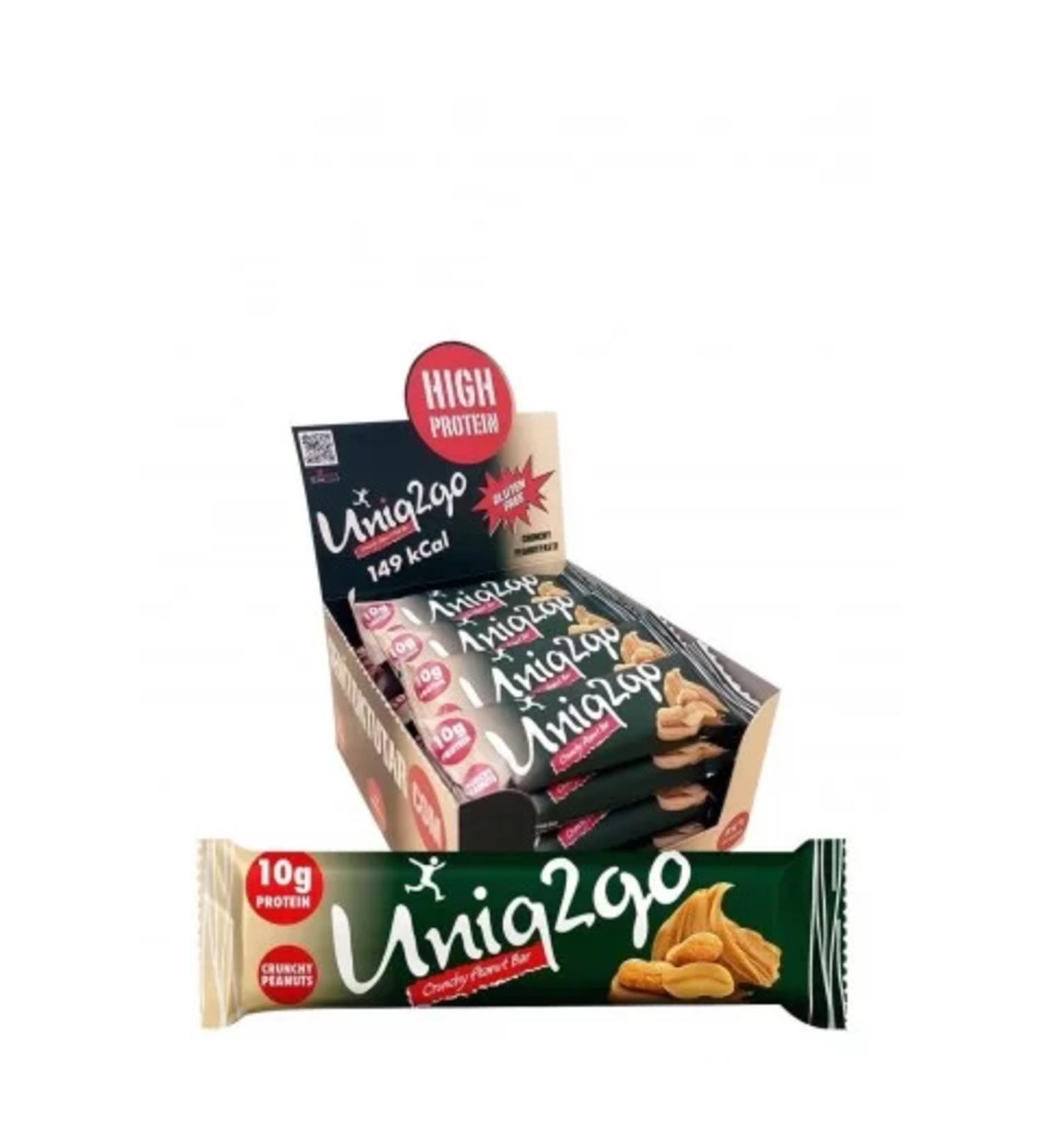 Baby Uniq2go Crunchy Peanut Butter Protein Bar 40gr - 16 Pieces (SINGLE)