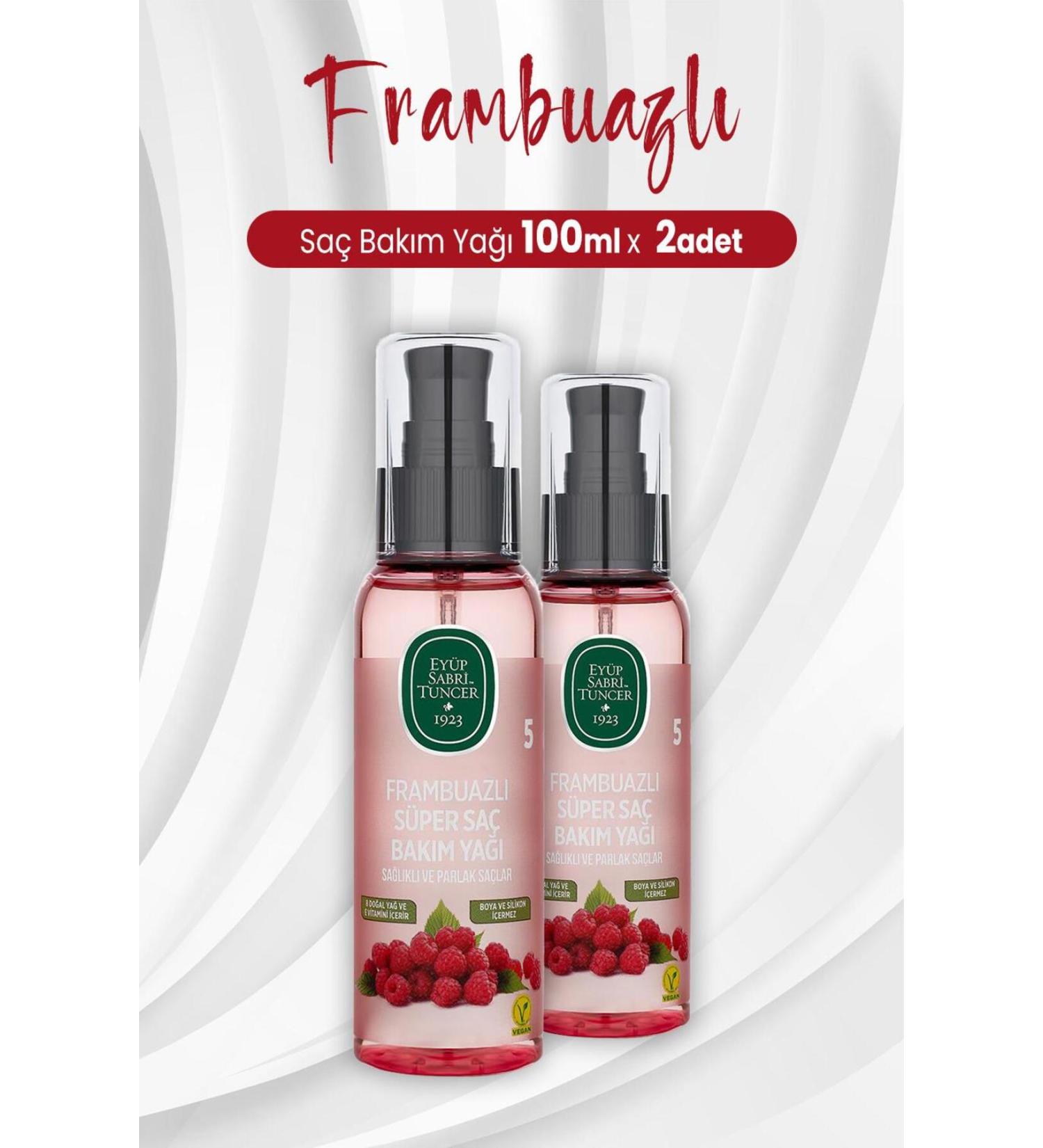 Ey p Sabri Tuncer Raspberry Super Hair Care Oil 100 ml X 2 Pieces